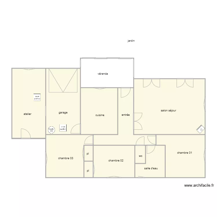 beaussonie am 1361. Plan de 
