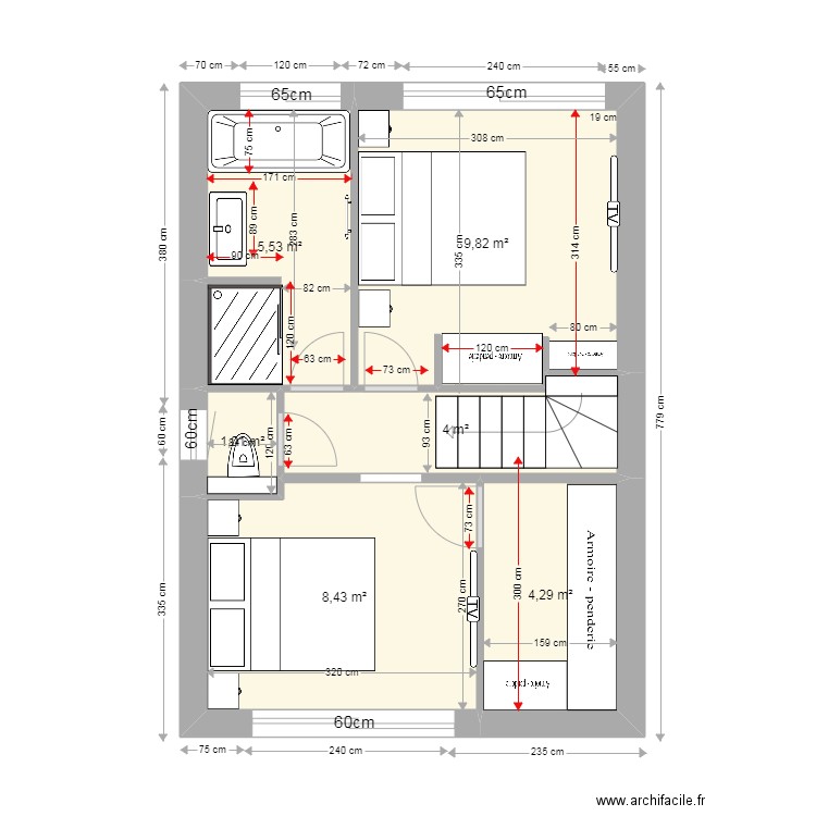 R1 Tristan BIS. Plan de 0 pièce et 0 m2