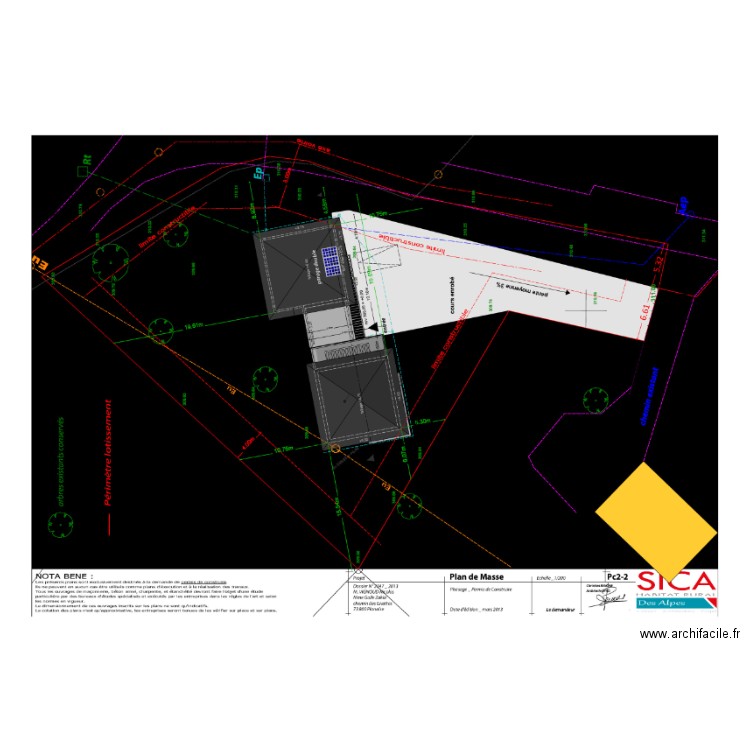 Maison griattes. Plan de 0 pièce et 0 m2