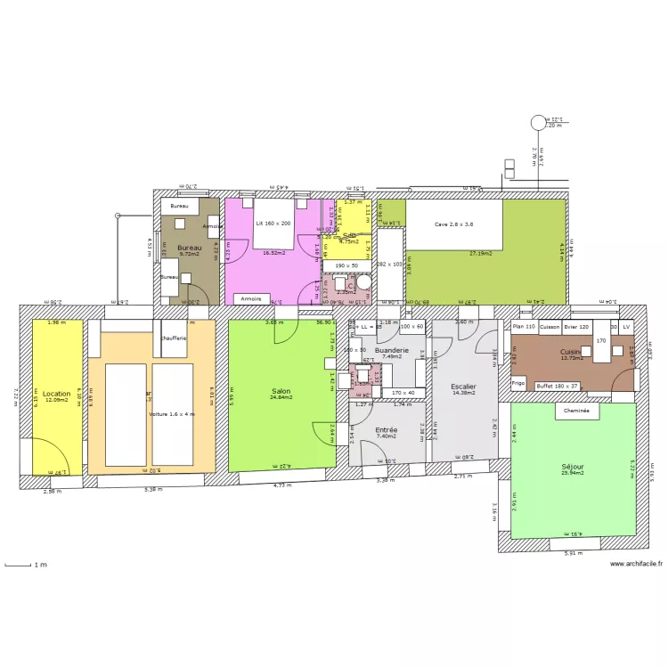 Chamberthaud RC Réalisé. Plan de Chamberthaud RC Réalisé. Plan de