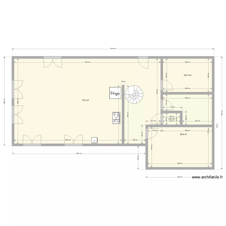 maison haut 220612. Plan de 