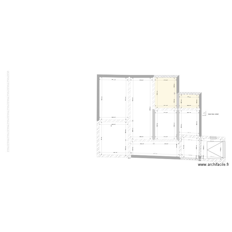 maison plan fondation 4. Plan de 0 pièce et 0 m2