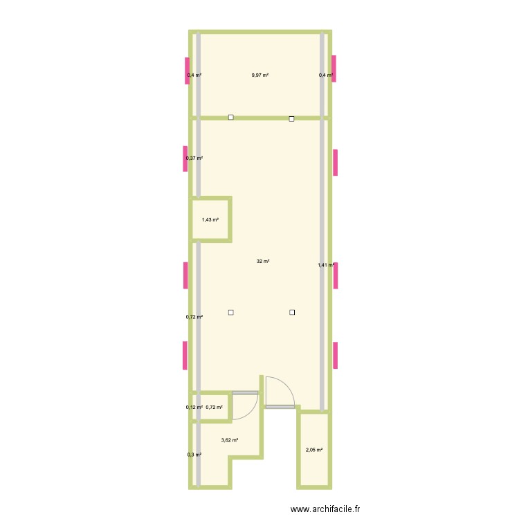 grenier. Plan de 0 pièce et 0 m2