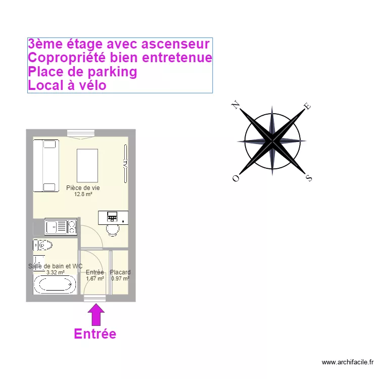 FRANCOIS STUDIO RIZZON. Plan de 