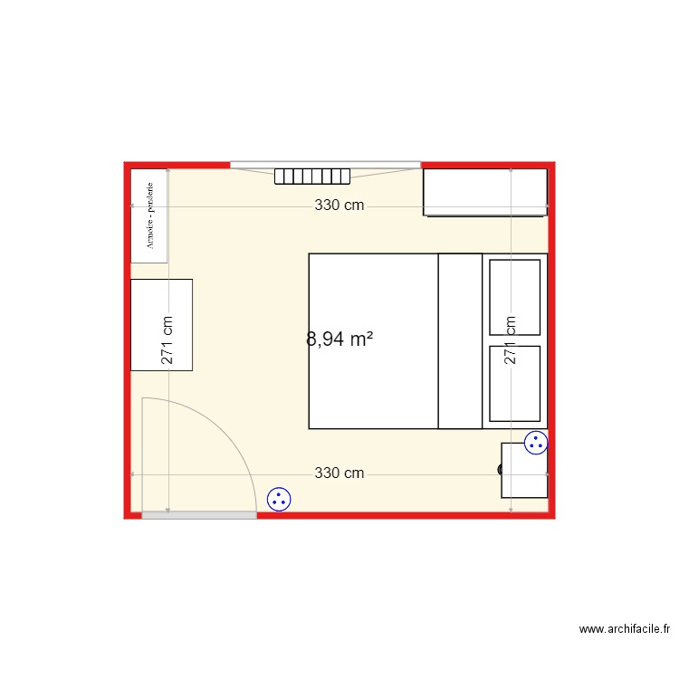 ch2. Plan de 1 pièce et 9 m2