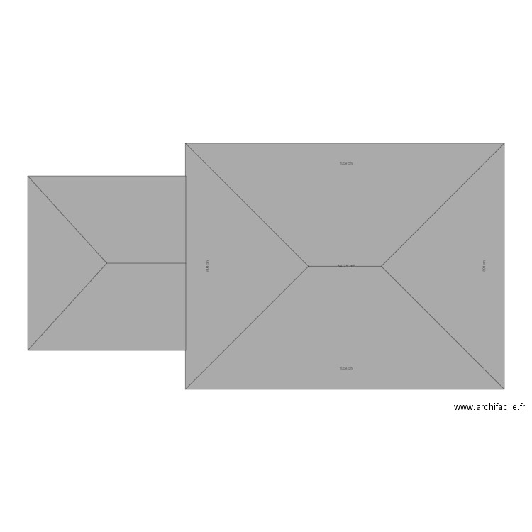 MAISON ETAGE 1. Plan de 0 pièce et 0 m2