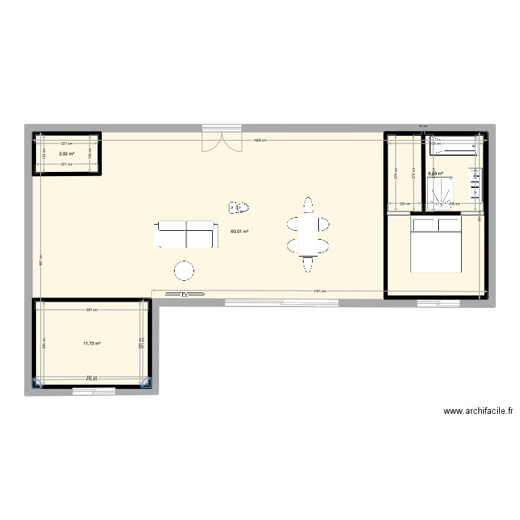 maison part 2. Plan de 4 pièces et 131 m2