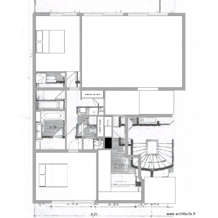 02plan Neuilly. Plan de 0 pièce et 0 m2