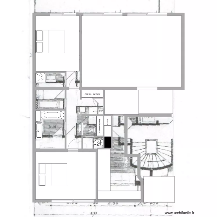 02plan Neuilly. Plan de 