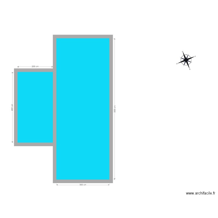 Piscine . Plan de 0 pièce et 0 m2