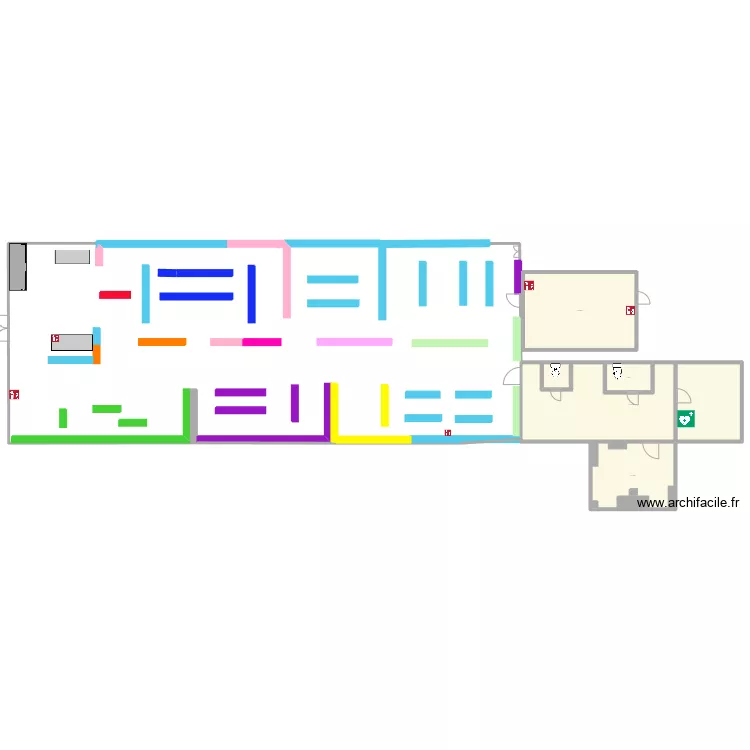 magasin king jouet . Plan de 