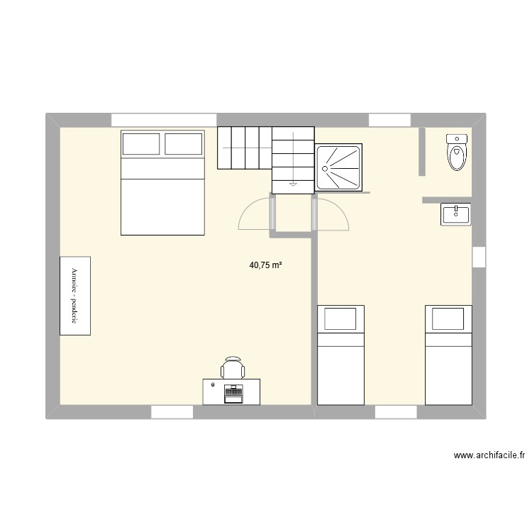 Etage PM. Plan de 0 pièce et 0 m2