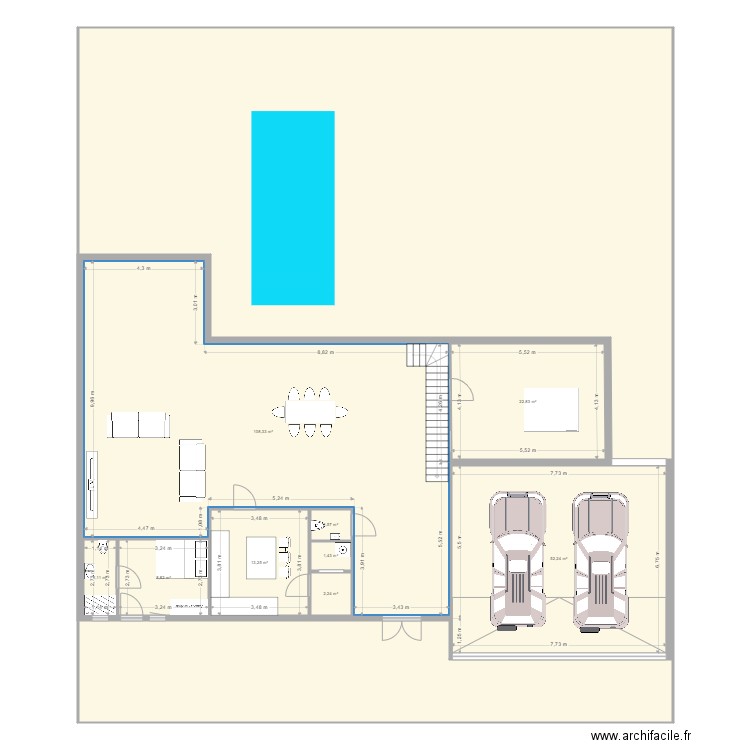new Abatta. Plan de 0 pièce et 0 m2