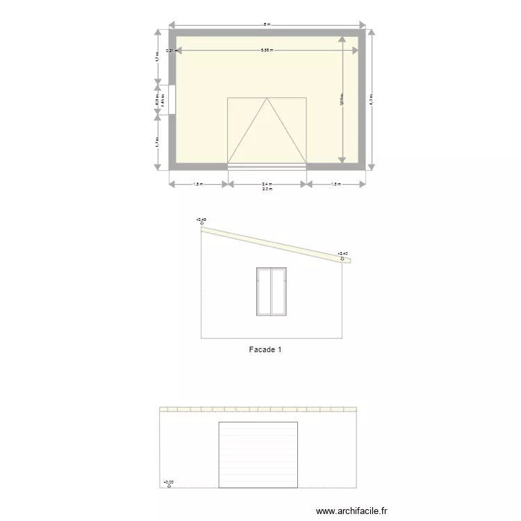 plan garrage. Plan de 