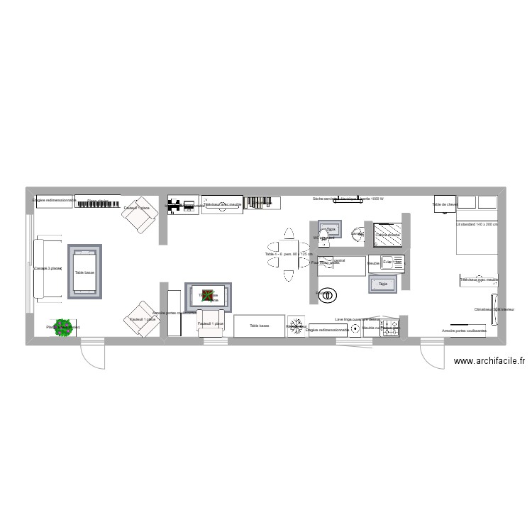 aménagement . Plan de 0 pièce et 0 m2