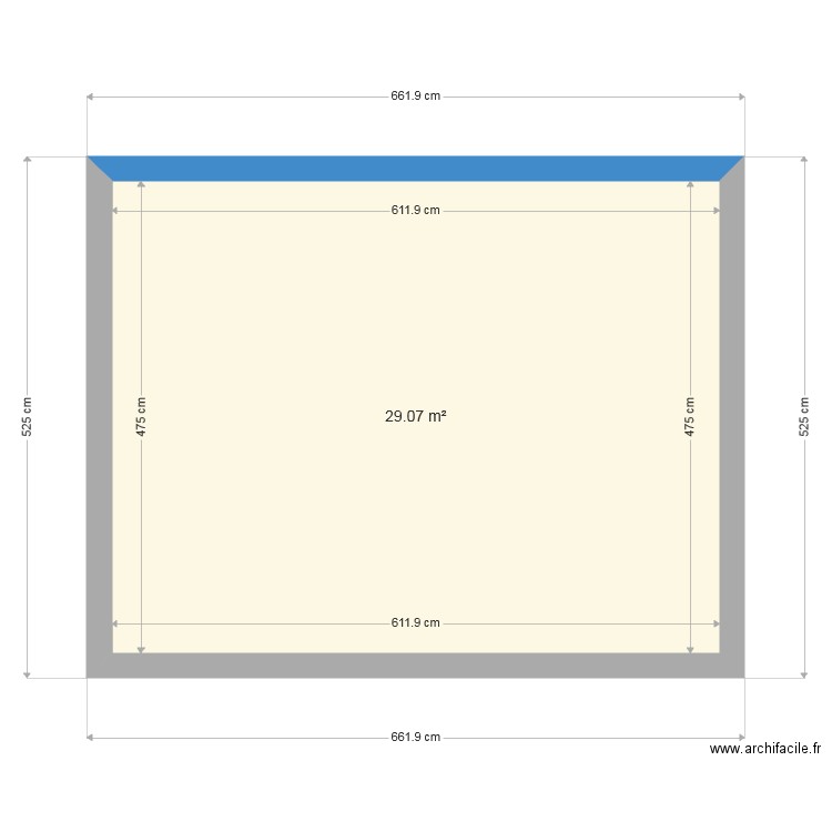 chambre oscar. Plan de 0 pièce et 0 m2