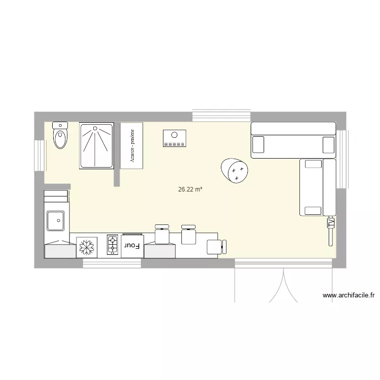 tiny house V1. Plan de tiny house V1. Plan de