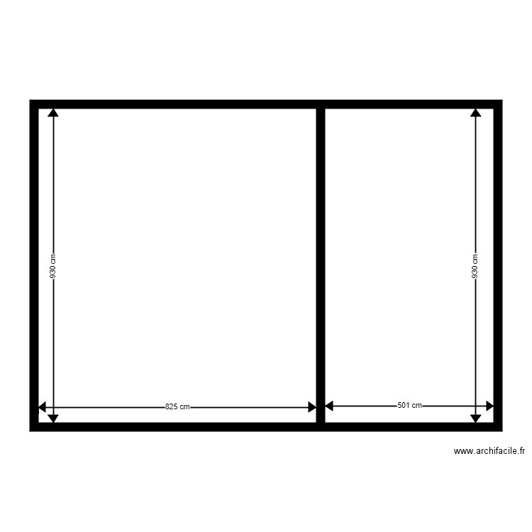 2ème étage. Plan de 0 pièce et 0 m2