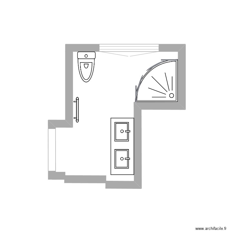 Pynes - bathroom V 4. Plan de 0 pièce et 0 m2