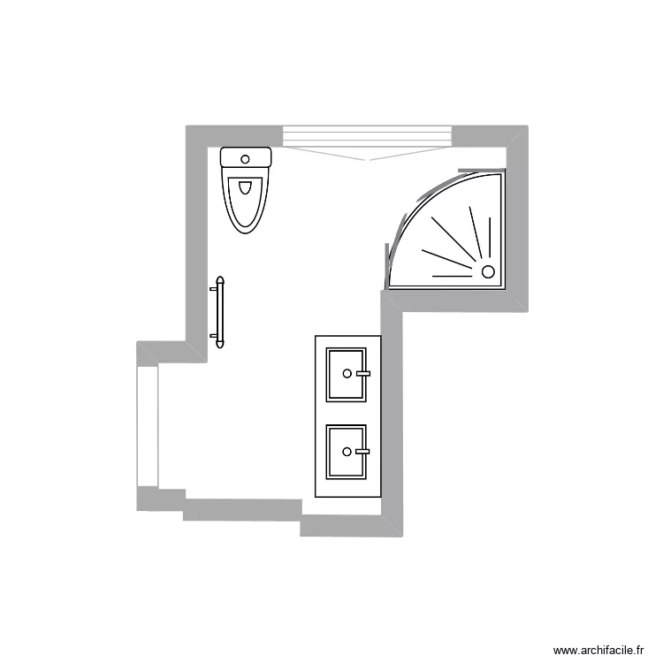 Pynes - bathroom V 4. Plan de 