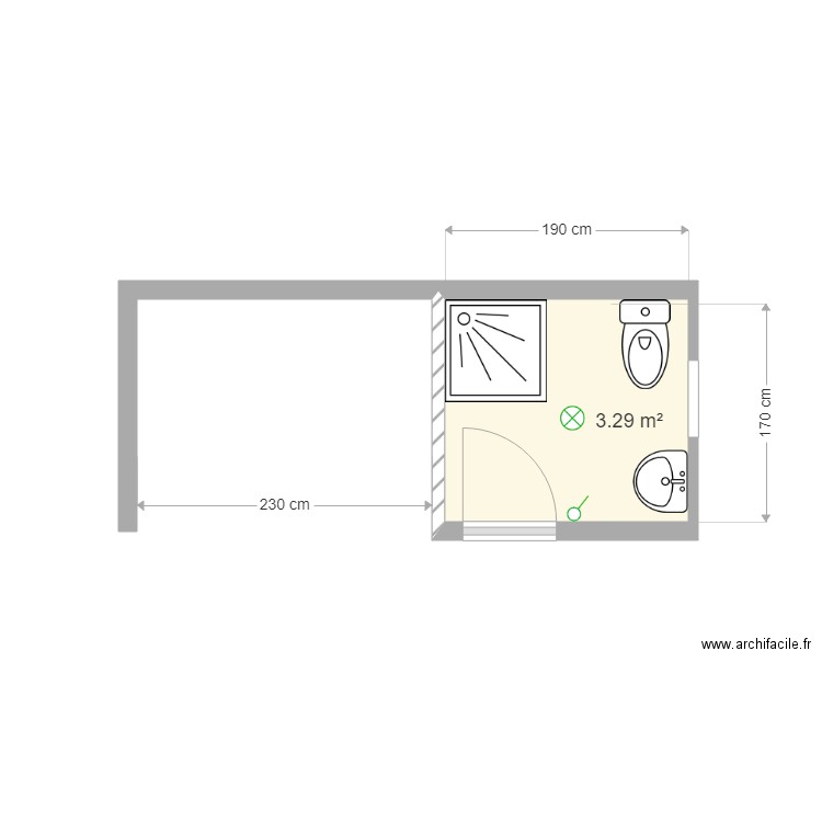 Salle de Bain . Plan de 0 pièce et 0 m2