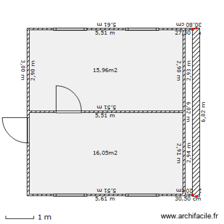 Bureau pour plateforme. Plan de 0 pièce et 0 m2
