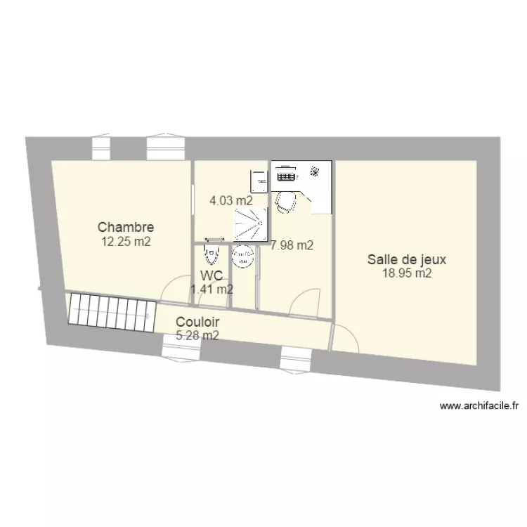 Plan de la grange bon. Plan de 