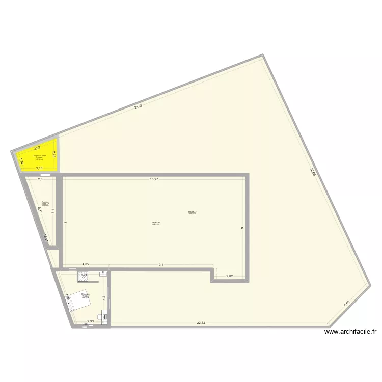 Abri Jardin. Plan de 