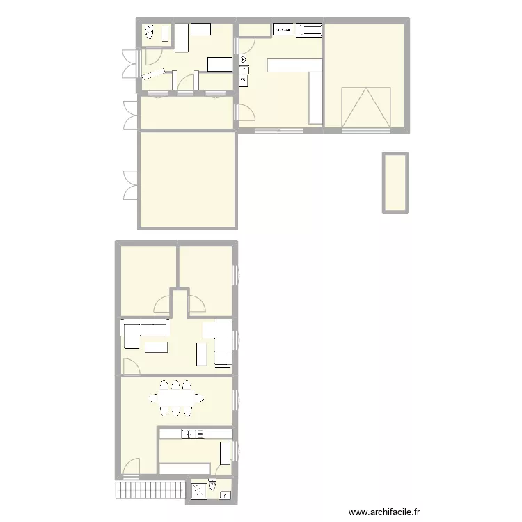 maison. Plan de 