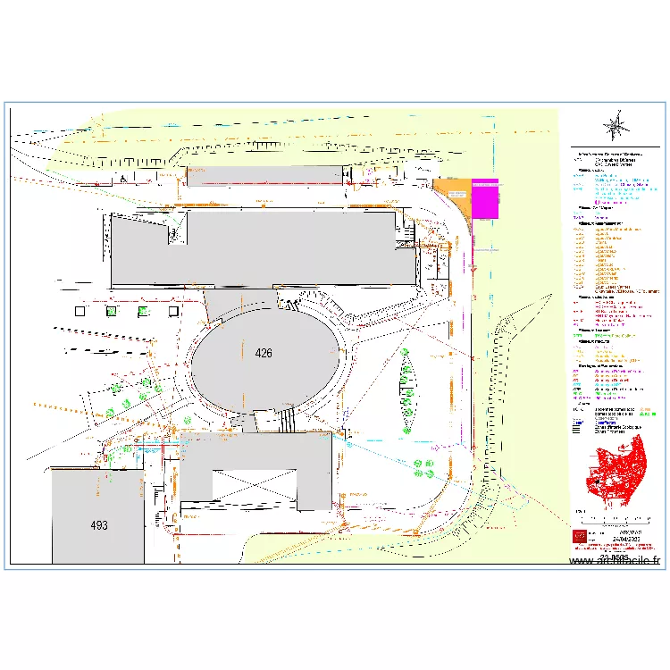 Dallage ICSM V2. Plan de 