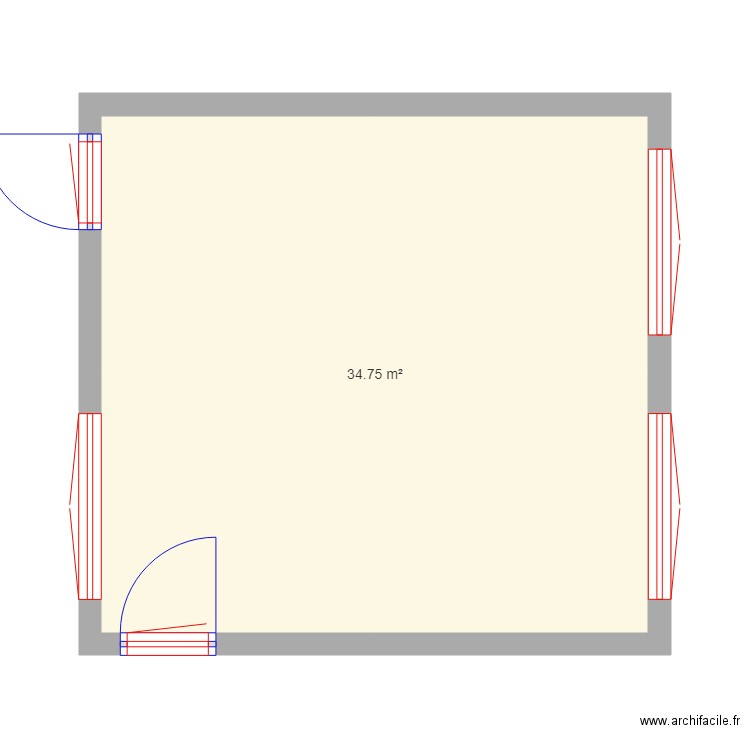 Plan box TP thermique. Plan de 0 pièce et 0 m2
