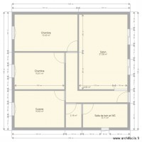 plan maison 80m2