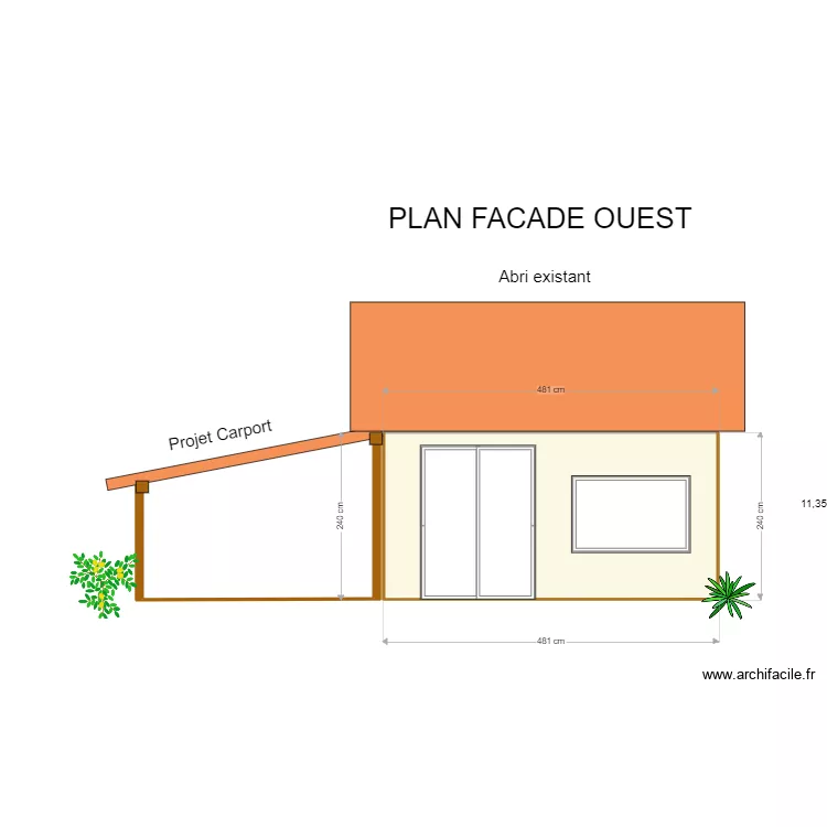 Carport JP TERPAN. Plan de 