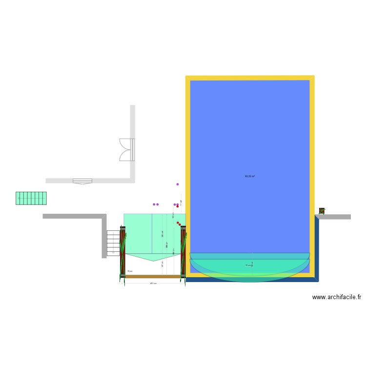 Pergola 1. Plan de 0 pièce et 0 m2