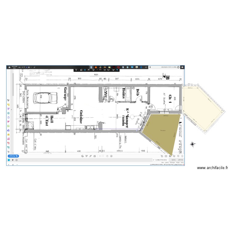 Maison Les Sables. Plan de 0 pièce et 0 m2