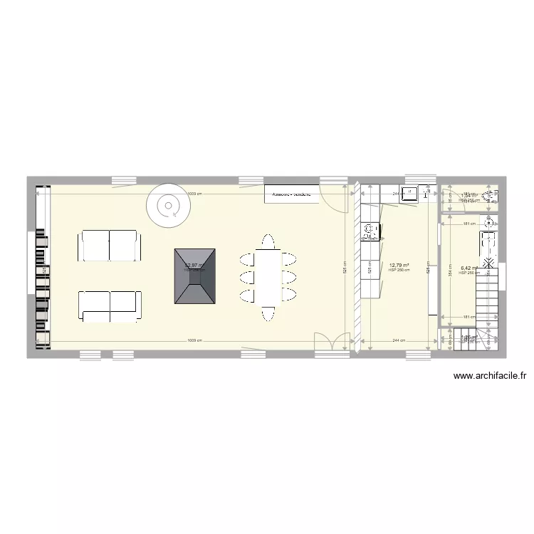 la colombière RDC. Plan de la colombière RDC. Plan de