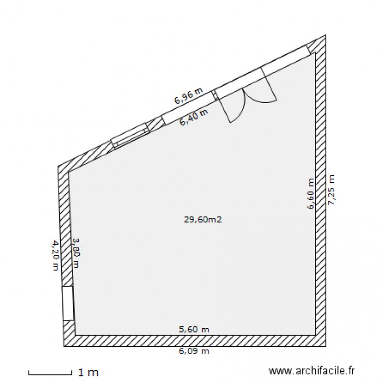 local commercial. Plan de 0 pièce et 0 m2