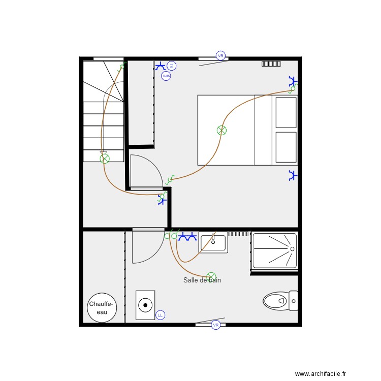 CLAVIER HUBERT locat 2. Plan de 0 pièce et 0 m2