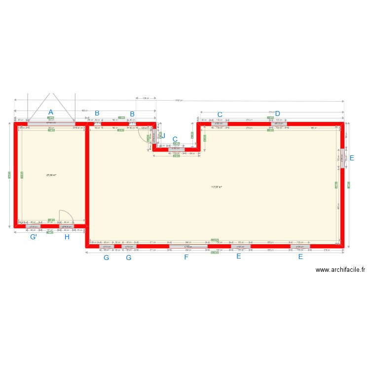 BRUNEL-PLAN ELEVATION. Plan de 0 pièce et 0 m2