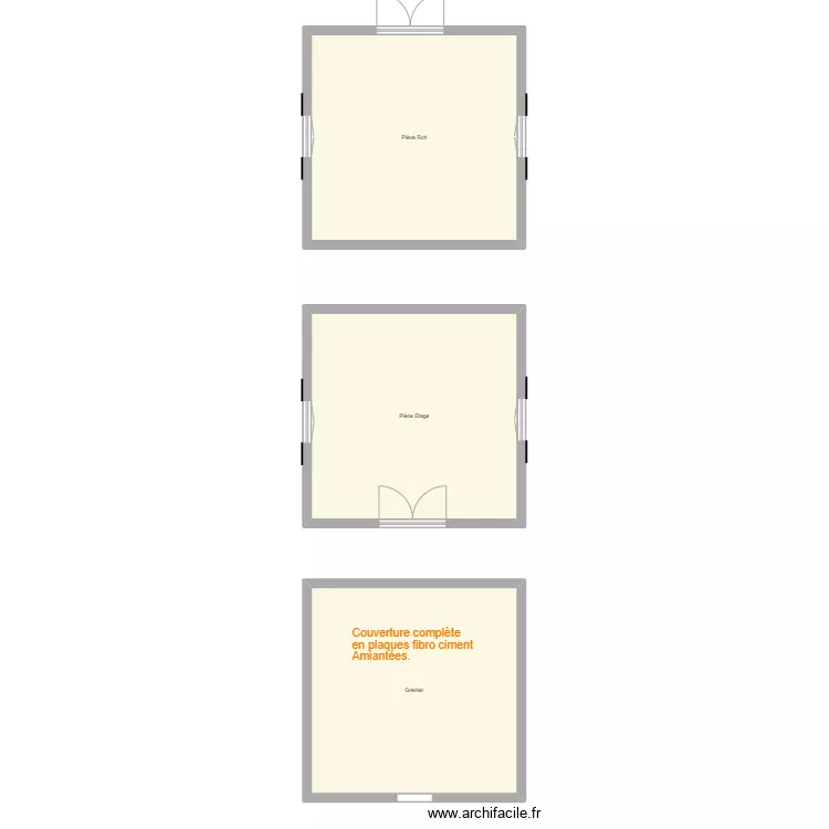 Croquis GERARD Aline. Plan de 