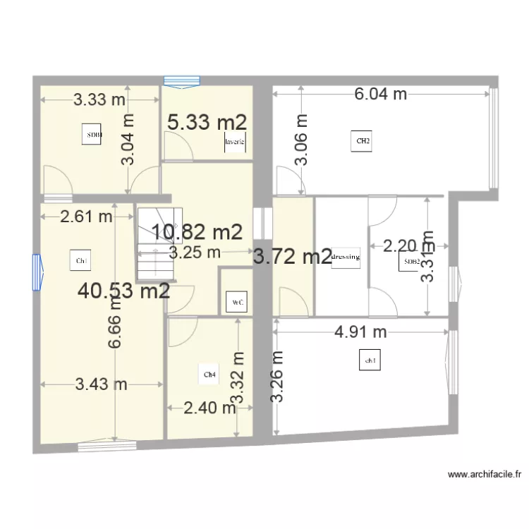maison haut 3. Plan de 