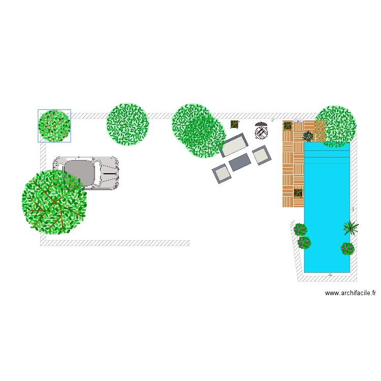 Plan Jardin Avignon. Plan de 0 pièce et 0 m2