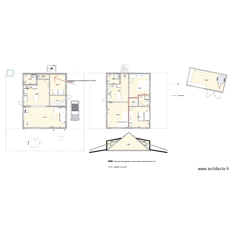 pland définitif 1. Plan de 0 pièce et 0 m2