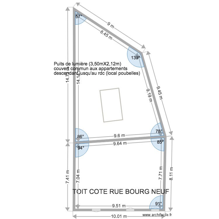 TOIT  AVANT . Plan de 0 pièce et 0 m2