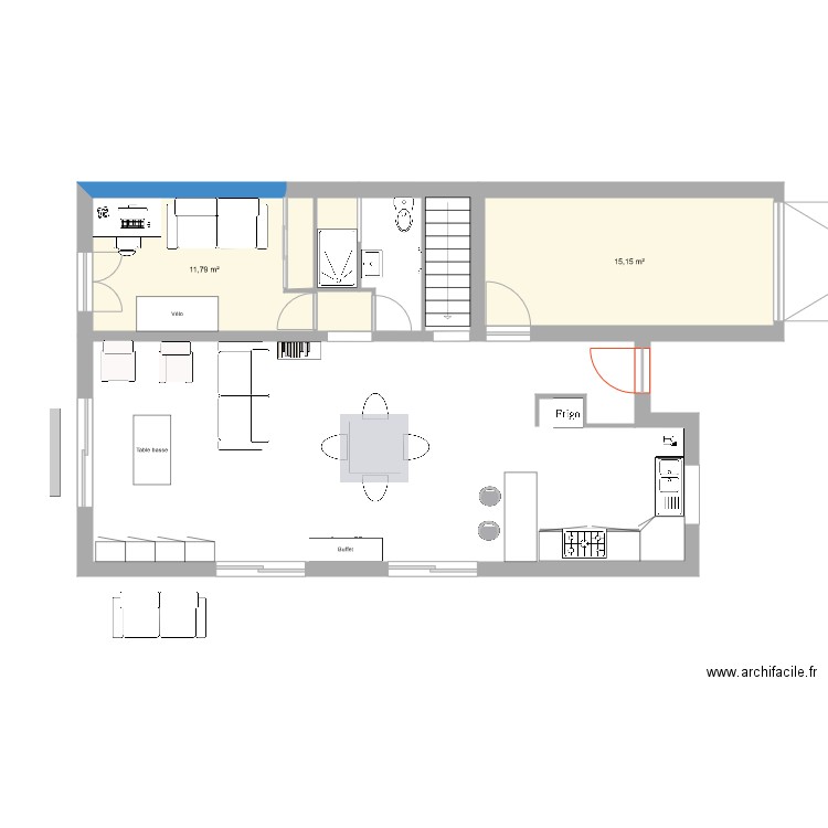 rdc pezilla. Plan de 0 pièce et 0 m2