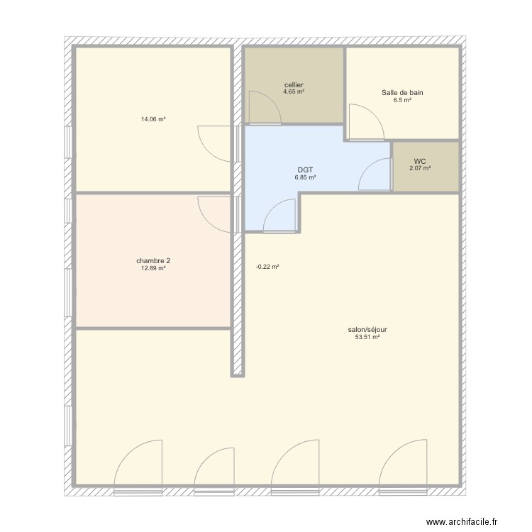 Besson Plan surface 20 03. Plan de 0 pièce et 0 m2