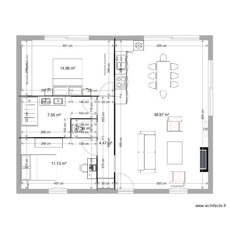 maison 1 bignon. Plan de 0 pièce et 0 m2