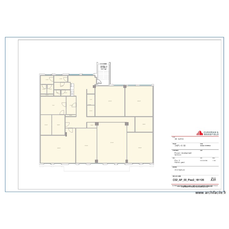 castilho 2eme v1. Plan de 0 pièce et 0 m2