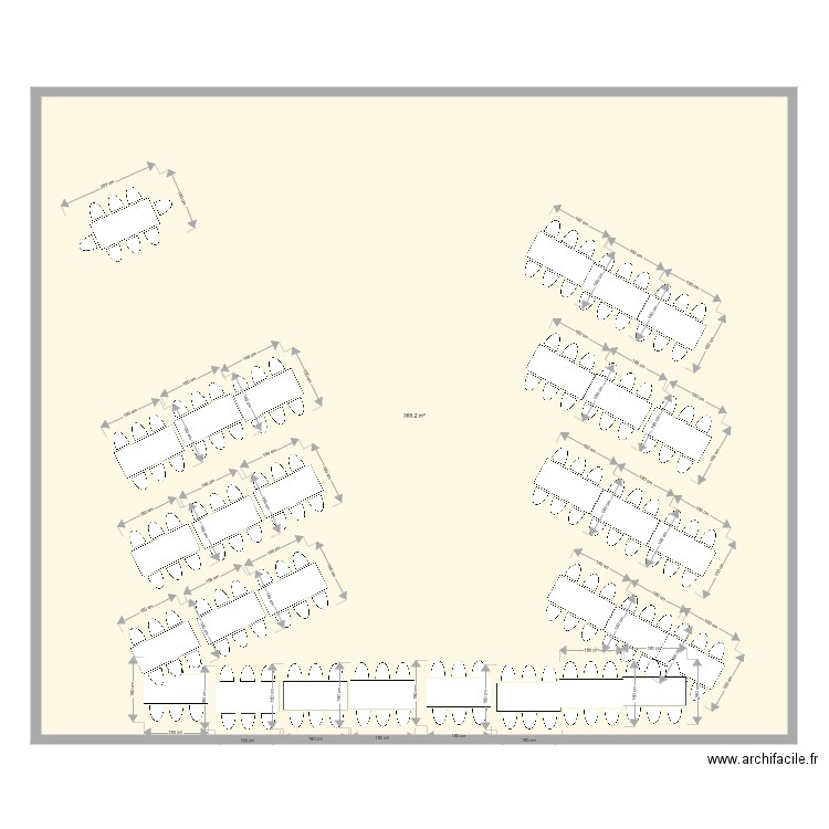 tables de 6 V bis lulu. Plan de 0 pièce et 0 m2