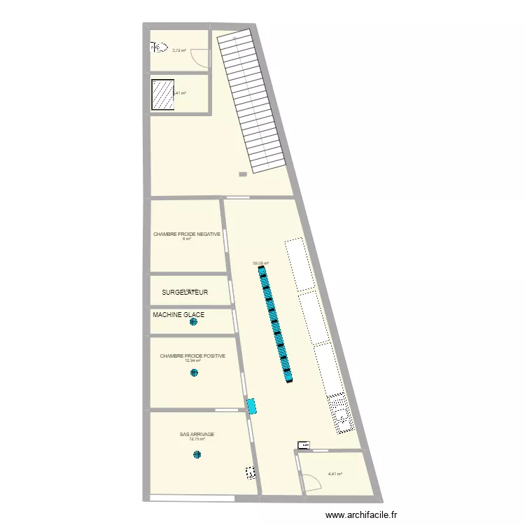 Atelier Fran&ccedil;ois. Plan de 